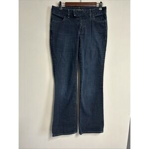 Banana Republic Women's Size 6R‎ Straight Leg Jeans Cotton Spandex Dark Wash
